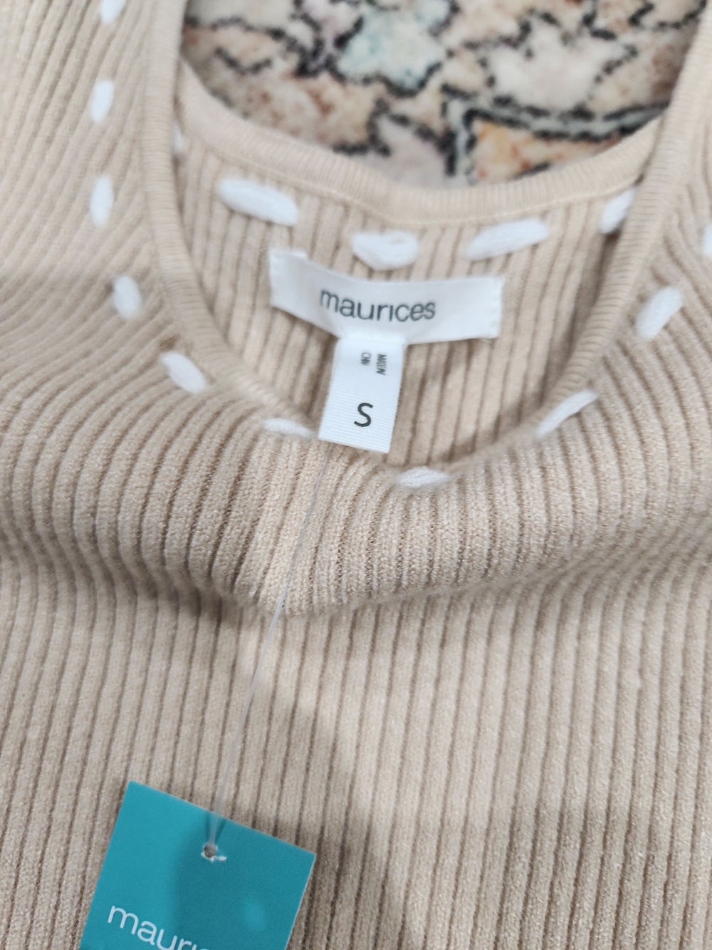 Maurices Beige Ribbed Tank Super Soft - Picture 2 of 2
